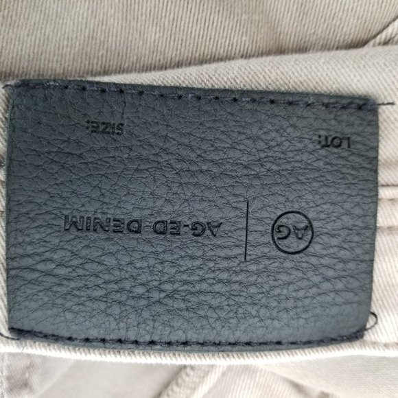 Adriano Goldschmied Mens The Tellis Modern Slim Jeans AG-Ed Denim Tan Sz 38 x 32 - Picture 9 of 9